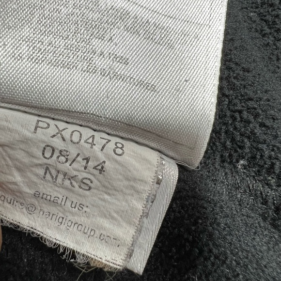 Puma Girls Small Black Pink Sparkle Rhinestone Zip Up Jacket Thumb Holes - Picture 12 of 13